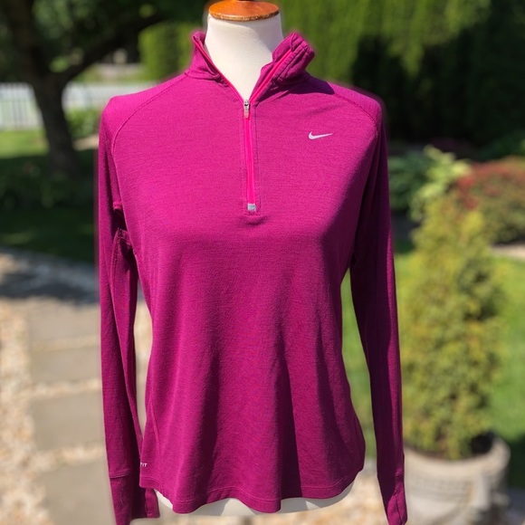Nike Tops - Nike running jacket 3/4 zip
